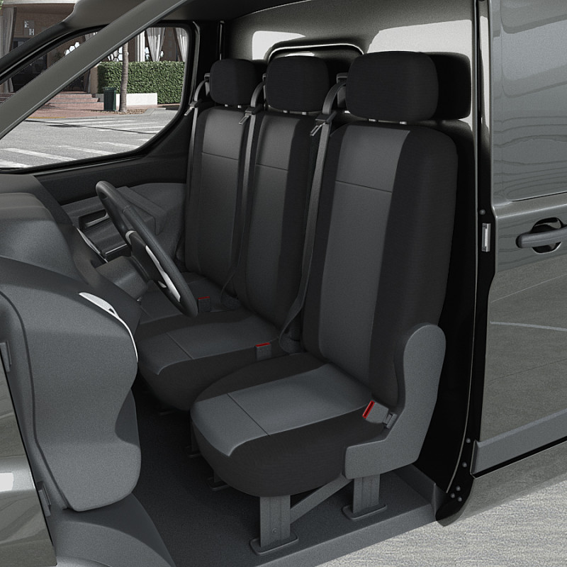 Housse sièges sur mesure Iveco Daily jusqu'en 2013 appuis-tête fixe - Housse  Auto