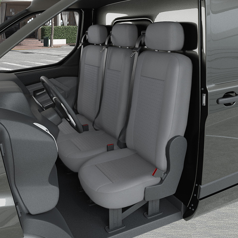 Housse sièges sur mesure Iveco DAILY de 2014 à aujourd'hui (avec tablette)  - Housse Auto