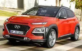 HOUSSES DE SIÈGE pour Hyundai Kona Cuir PU et Effet Alcantara, COMPLÈTES  Avant + Arrière