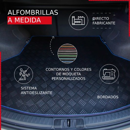 Todo lo que hay que saber sobre nuestras alfombrillas personalizables para maletero