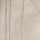 Maille beige / surpiqures et broderies marrons