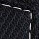 Noir surpiqures blanches