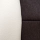 Simili blanc / Suédine gris