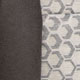 Suédine gris / Jacquard gris et beige