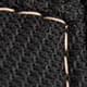 Noir surpiqures beige