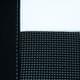Blanc / maille et damier noir